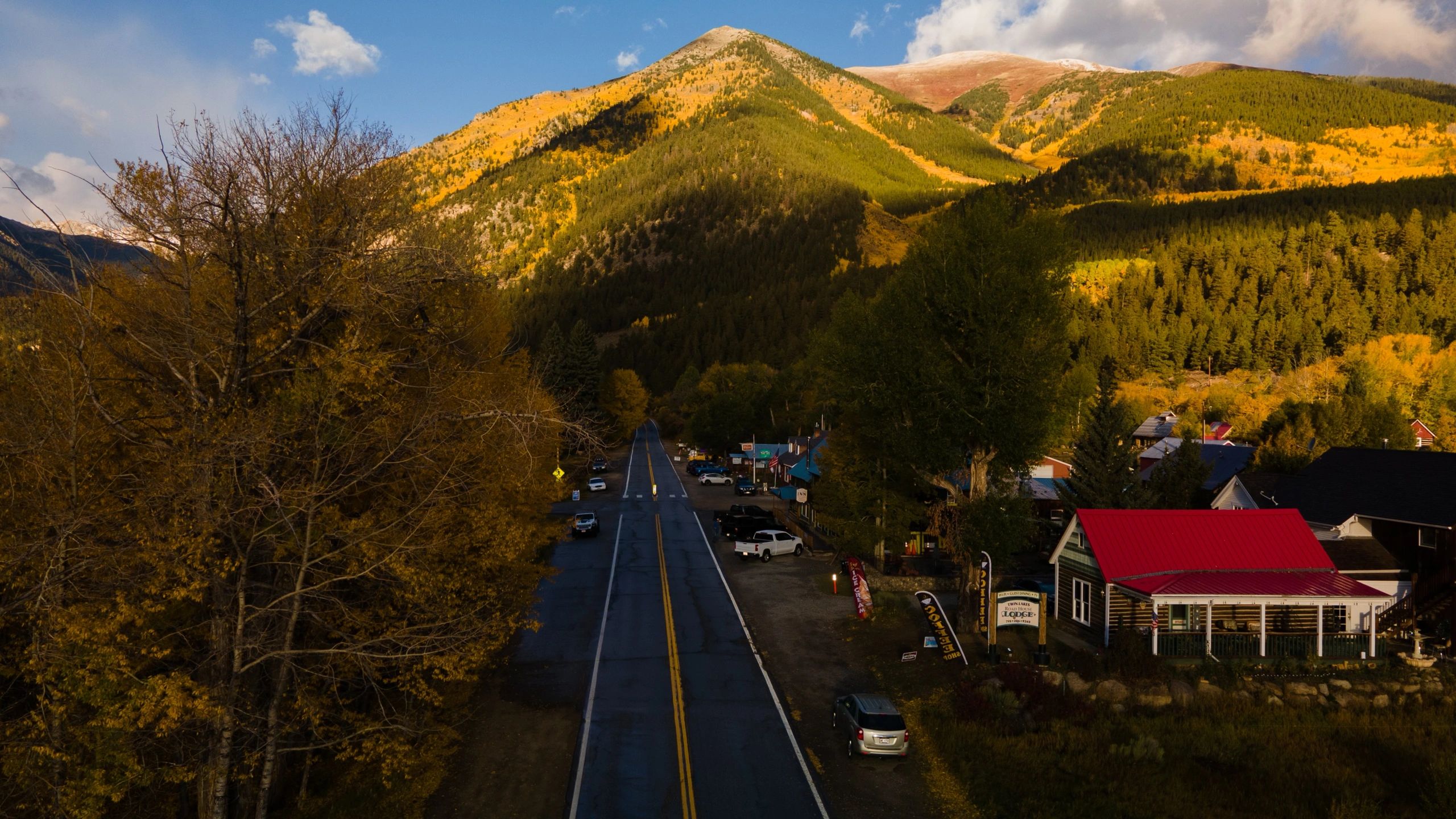 Scenic Independence Pass mountain road